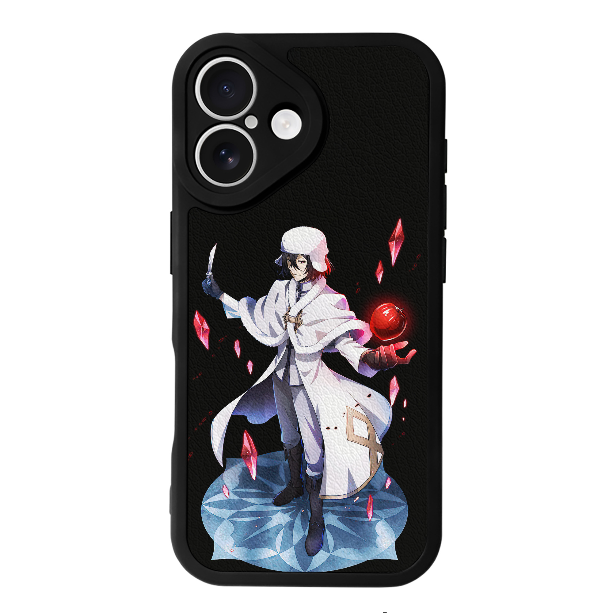 （画像用） 文豪ストレイドッグス Bungo Stray Dogs 【iPhone 16シリーズ対応】シリコンスマホケース（レザー調） 材質：シリコン
